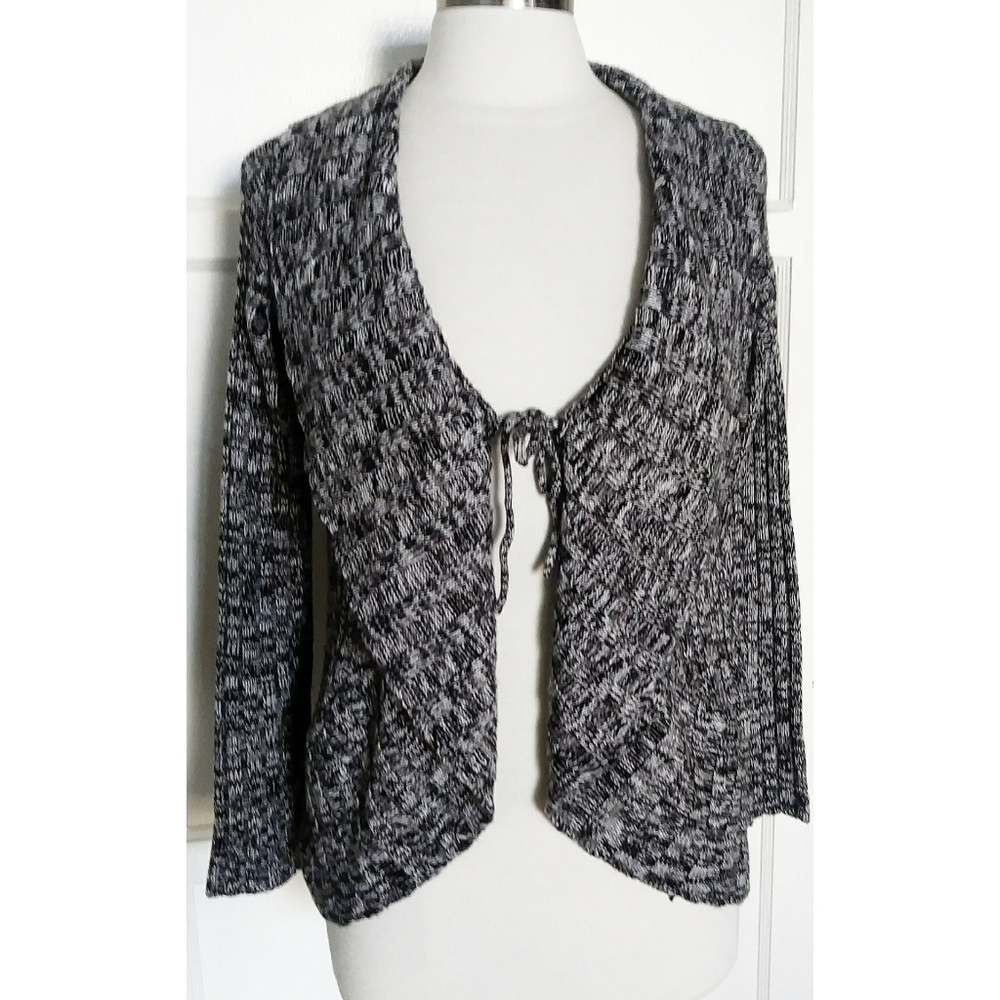 Style & Co Gray open front Cardigan Sweater